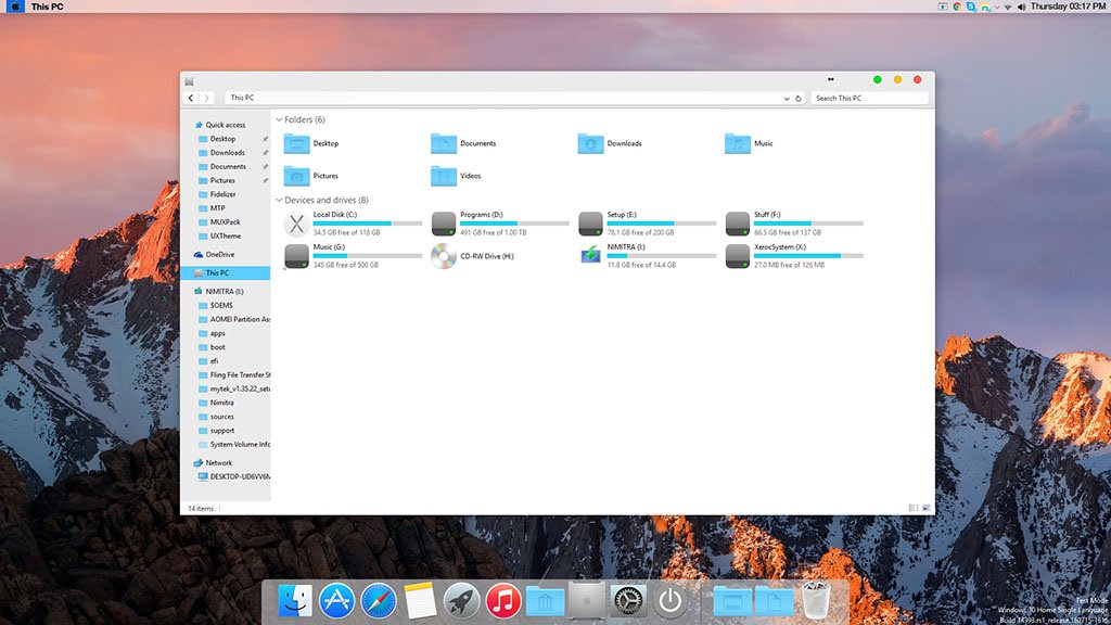 dock mac for windows 7